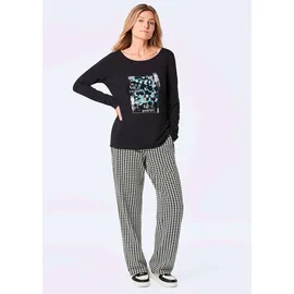 GOLDNER Print-Shirt Schwarz 38