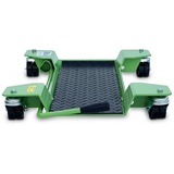 Baumarktplus Rangierhilfe für Motorrad mit Ständer grün 54x19 cm Last bis 250kg Rollwagen Rangierplatte