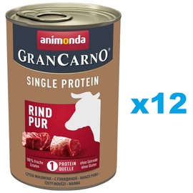 Animonda GranCarno Single Protein Rind pur 12x400 g