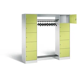 C+P Offene Garderobe Serie 8070, H1950xB1870xT480mm