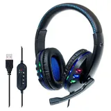 Manhattan USB-Gaming-Headset mit LEDs (176088)