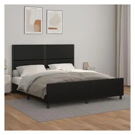 vidaXL 180 x 200 cm Schwarz