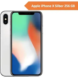 Apple iPhone X 256 GB Silber