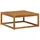vidaXL Tisch für Outdoor 79 x 79 x 37 cm Natur