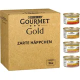 Purina Gourmet Gold Zarte Häppchen in Sauce 96x85g