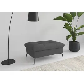 sit&more Polsterhocker Amica mit Stauraum 102 x 47 x 69 cm Grau