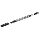 Pilot Pen Pilot Permanent-Marker \"Marker Twin\" CD/DVD, schwarz