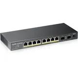 ZyXEL GS1100-10HP v2 10-Port unmanaged 8x Gigabit, 2x Fiber Uplink, 120W PoE+