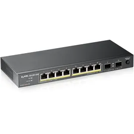 ZyXEL GS1100-10HP v2 10-Port unmanaged 8x Gigabit, 2x Fiber Uplink, 120W PoE+