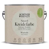 Schöner Wohnen FARBE Naturell Kreidefarbe Windstille, Feines Hellgrau