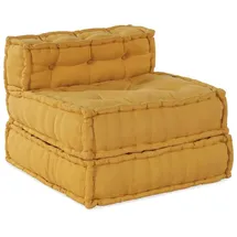 vidaXL Modulares Sofaelement Gelb 70x70x54 cm Stoff