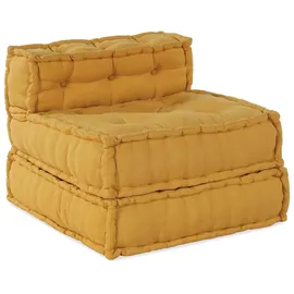 vidaXL Modulares Sofaelement Gelb 70x70x54 cm Stoff