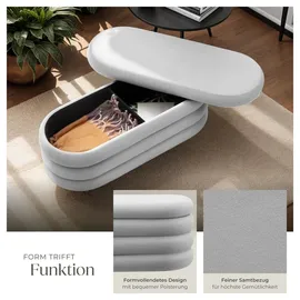 Tectake tectake® Polsterbank, mit großem Stauraum