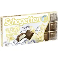 Schogetten Freeze Me Bourbon Vanille | Limited Edition | Einfrieren und eiskalt genießen | 100 g Schokoladen-Tafel