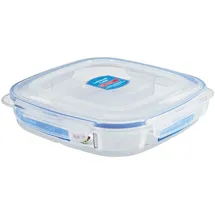 Lock & Lock LocknLock TO GO Snackbox mit Fächern 1,35L, Snackteller mit 4 Fächern für Obst und Gemüse, Auslaufsichere Lunch Box Spülmaschinen- & Mikrowellengeeignet, BPA-Freier Snackbehälter