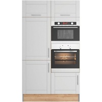 OPTIFIT Küche »Ahus«, Breite 120 cm,wahlweise mit E-Geräten,Soft-Close-Funktion, grau