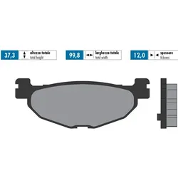 Bremsbeläge Polini Sinter-Metall Yamaha Tmax