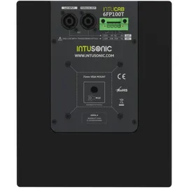 intusonic 6FP100T 6,5 Zoll 2-Wege Fullrange Lautsprecher schwarz
