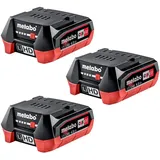 Metabo Metabo, Akku Set 3x LiHD Akkupack 12 V 4,0 Ah / 4000 mAh Li-Ion mit Ladestandanzeige / 3x 625349000 )