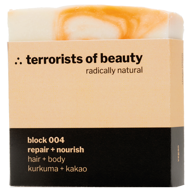 terrorists of beauty block 004 repair + nourish Seife 100 g