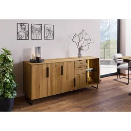 MASSIVMOEBEL24.DE Sideboard 180 x 79 x 43 cm Braun