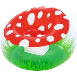 BESTWAY Luftsessel Mighty Mushroom 112 x 112 x 66 cm