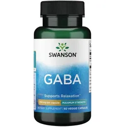 GABA 750 mg 60 Veggie-Kapseln - Maximale Stärke