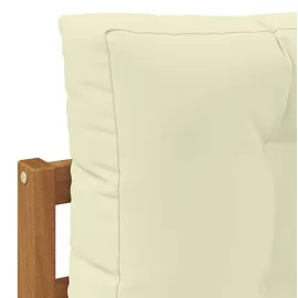 vidaXL Mittelsofa Outdoor Massivholz Akazie braun