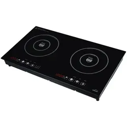 LACOR Duales horizontales Induktionskochfeld, 3500 W, 5,3 Tonnen, Eisen, Schwarz