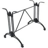 Garden Pleasure Tischgestell Morena 94 x 60 x 70 cm Aluminium schwarz