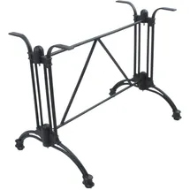 Garden Pleasure Tischgestell Morena 94 x 60 x 70 cm Aluminium schwarz