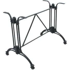 Garden Pleasure Tischgestell Morena 94 x 60 x 70 cm Aluminium schwarz