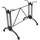 Garden Pleasure Tischgestell Morena 94 x 60 x 70 cm Aluminium schwarz