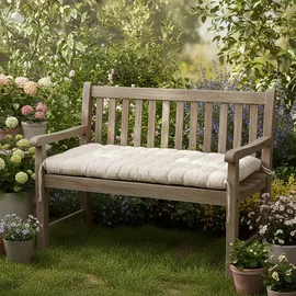 Relaxdays Bankauflage 190 x 70 cm beige 1 St.