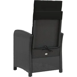 vidaXL Bistroset 3-tlg. Schwarz