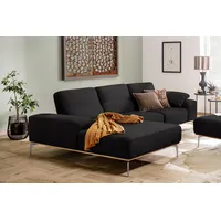 W.Schillig Ecksofa »run«, mit elegantem Holzsockel, Füße in Chrom glänzend, Breite 299 cm