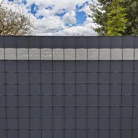 zaunzu® Sichtschutzstreifen PP 26 m Fenstergrau