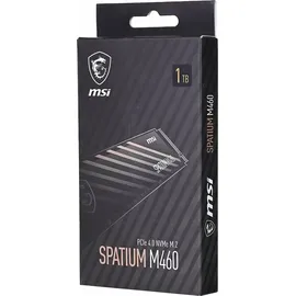 MSI SPATIUM M460 PCIe 4.0 NVMe M.2 2280), SSD