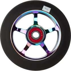 Stunt Scooter Rolle in 100 mm Logic 5 Spoke rainbow