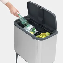 Brabantia Bo Touch Bin 34 l matt steel fingerprint proof