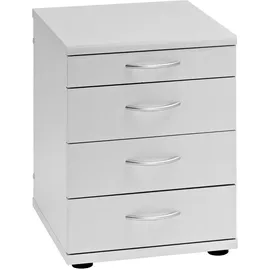 MÖBELPARTNER Serie 4000 Standcontainer 41,6 x 50,0 x 53,4 cm lichtgrau
