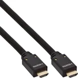 InLine HDMI-Kabel 17510A Stecker/Stecker 10 m Schwarz/Gold