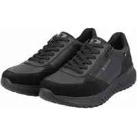 Rieker Freizeit Schnürer schwarz U0101 00 Herren Sneaker Schwarz 42