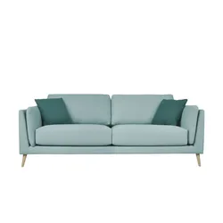 smart Sofa, 3-sitzig  Maxim ¦ blau ¦ Maße (cm): B: 214 H: 87 T: 96