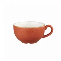 Churchill 12 x Milchkaffeetasse 0,34l STONECAST spiced orange