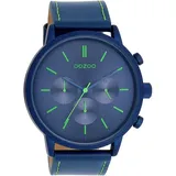 Oozoo Armbanduhr Timepieces Analog Leder blau UOC11205 |