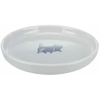 Trixie Keramiknapf flach und breit, - Ø 23 cm, grau