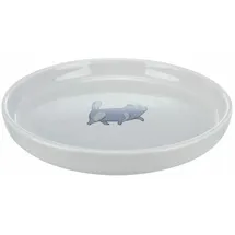 Trixie Keramiknapf flach und breit, - Ø 23 cm, grau