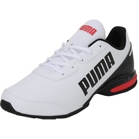 Puma Unisex Equate Sl Straßenlaufschuhe, Puma White Puma Black High Risk Red, 39 EU