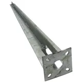 Estexo Einschlaghülse Bodenhülse Pfostenträger Ø 34 mm Zaunpfosten Pfostenhülse 50 cm Zaun Garten Boden